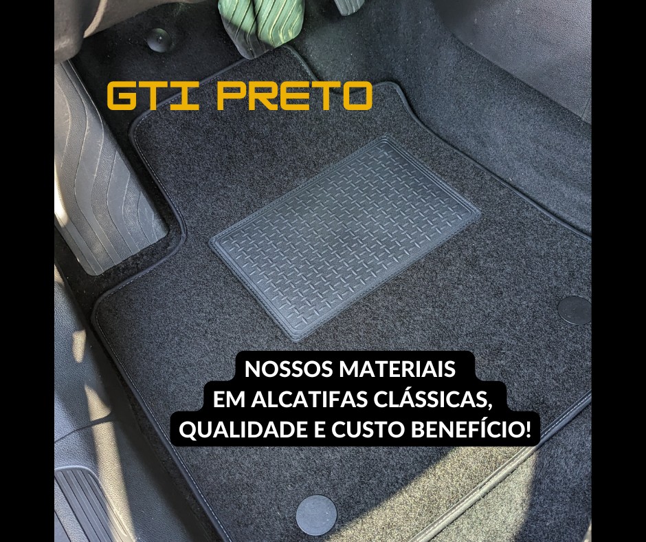 Tapete alcatifa GTI-S desportivo para automóvel