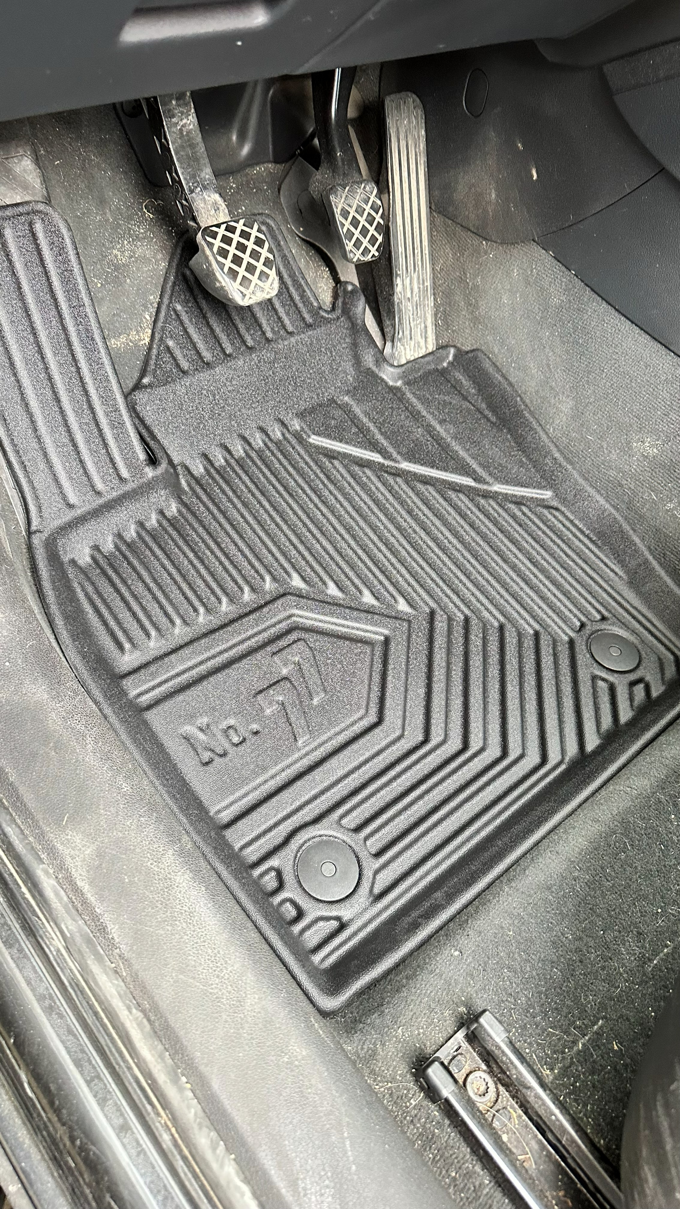 Tapete 3D em automóvel