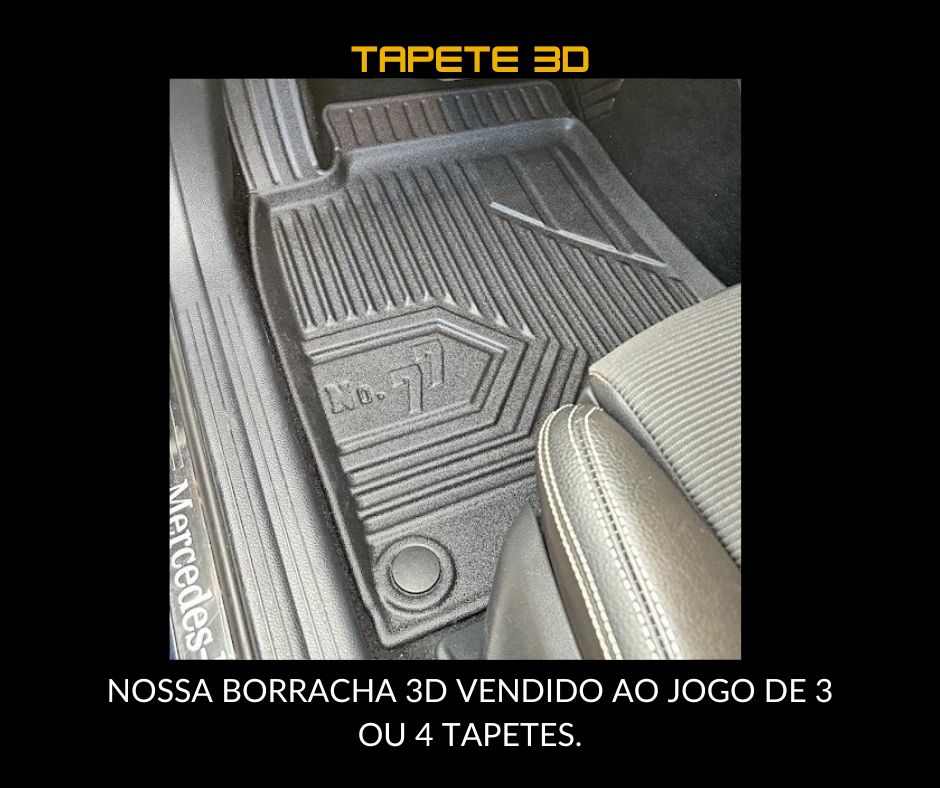 Tapetes 3D moldados para automóvel